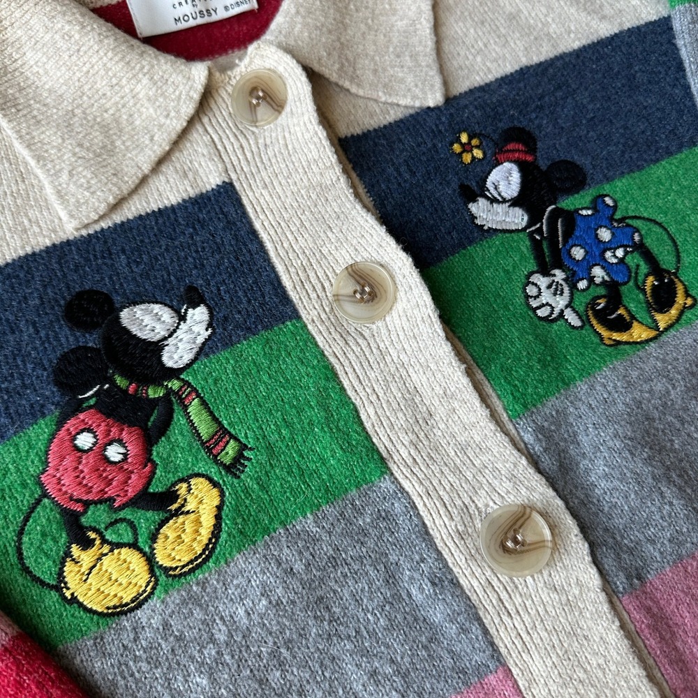 Disney Series Created by MOUSSY Mickey Mouse and Minnie Kissing Cardigan - Picture 5 of 10